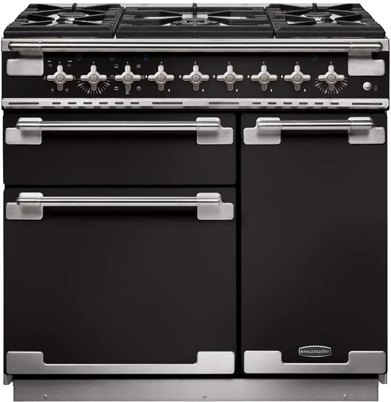 Rangemaster Range Cooker Dual Fuel ELS90DFF - Various Colours - Image 4