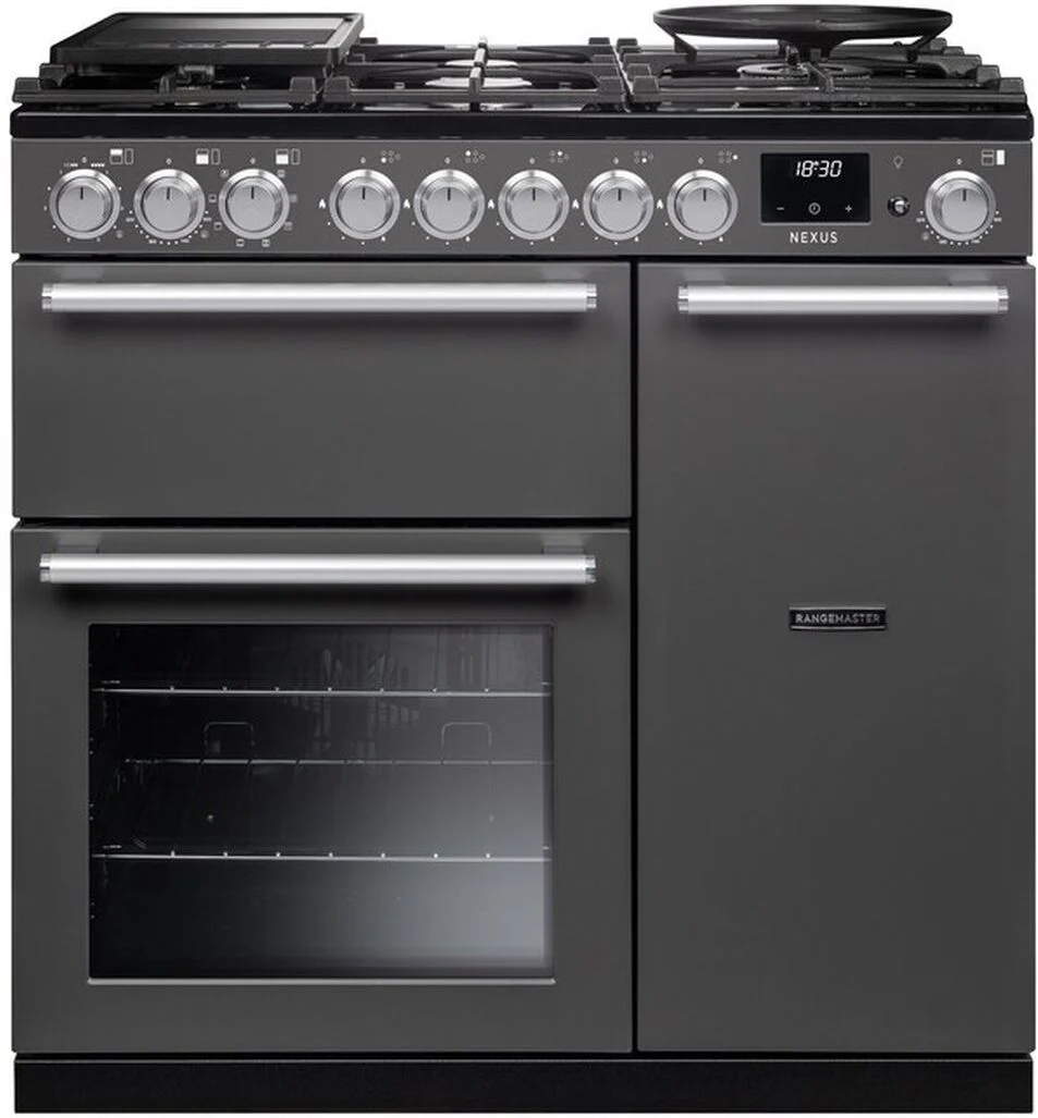 Rangemaster Range Cooker Dual Fuel NEX90DF - Various Colours - Image 4