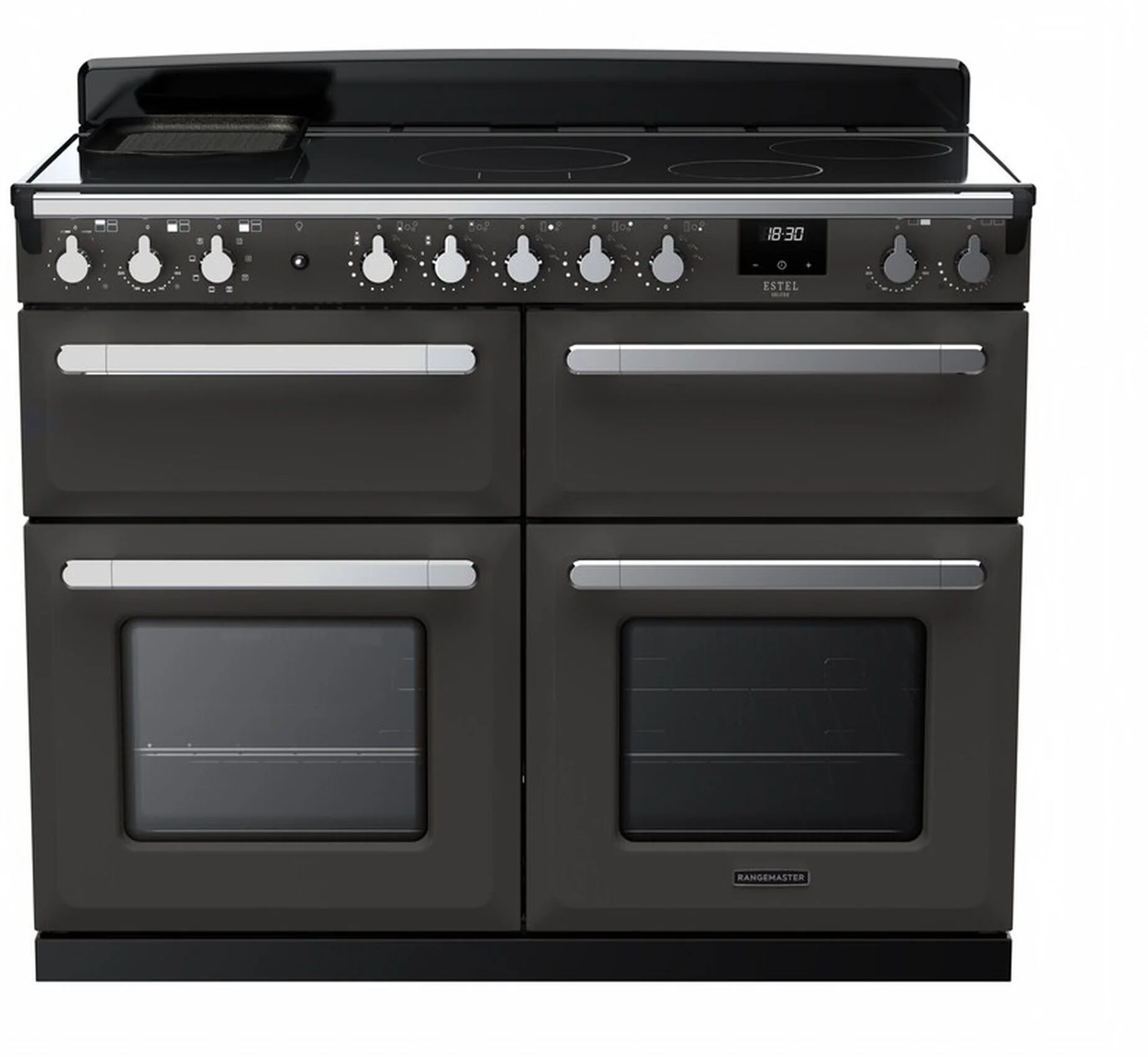 Rangemaster Range Cooker Induction ESDLB110EIPSLT-CM1 - Slate / Chrome