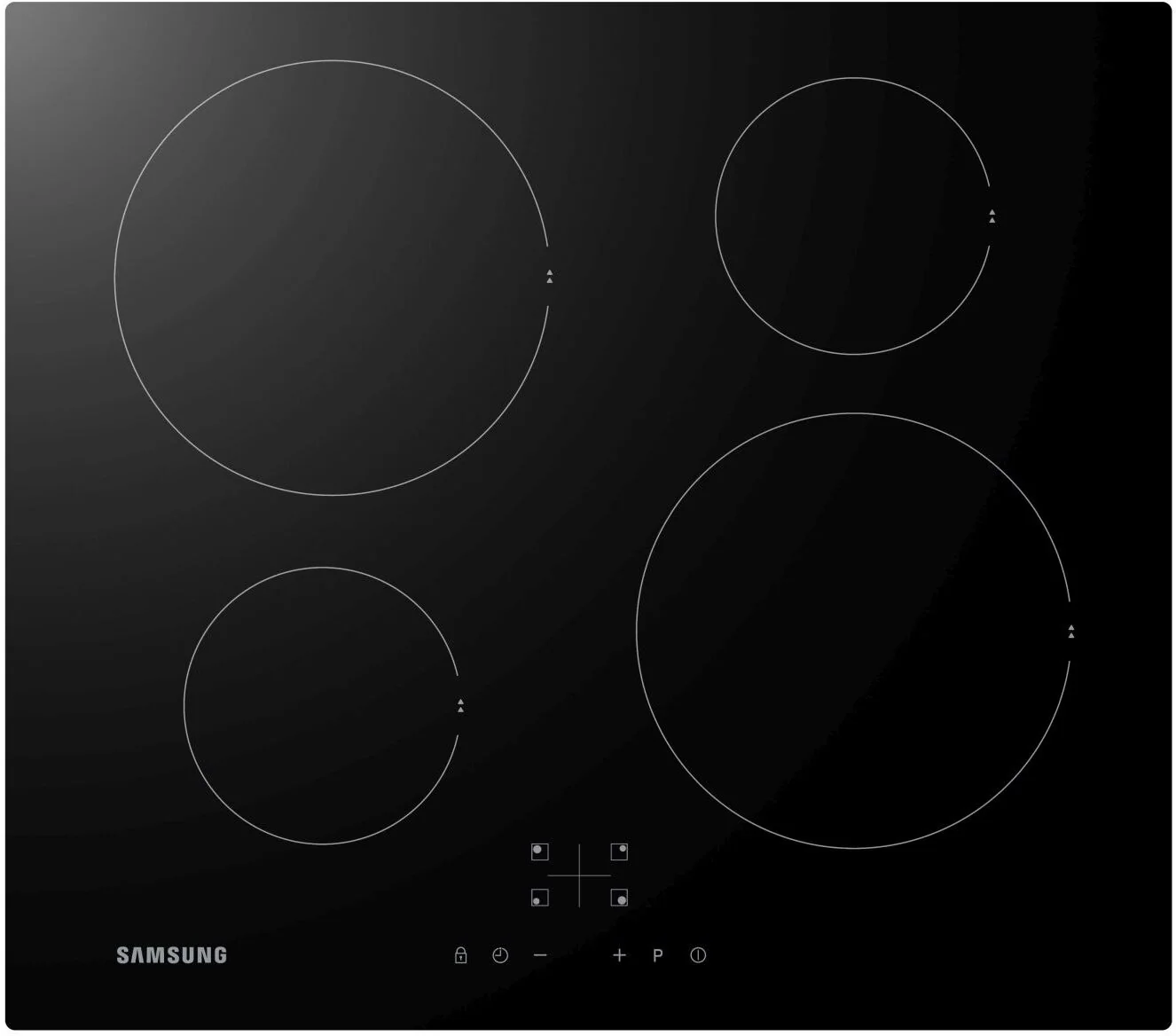 Samsung Induction Hob NZ64F3NM1AB-UR - Black