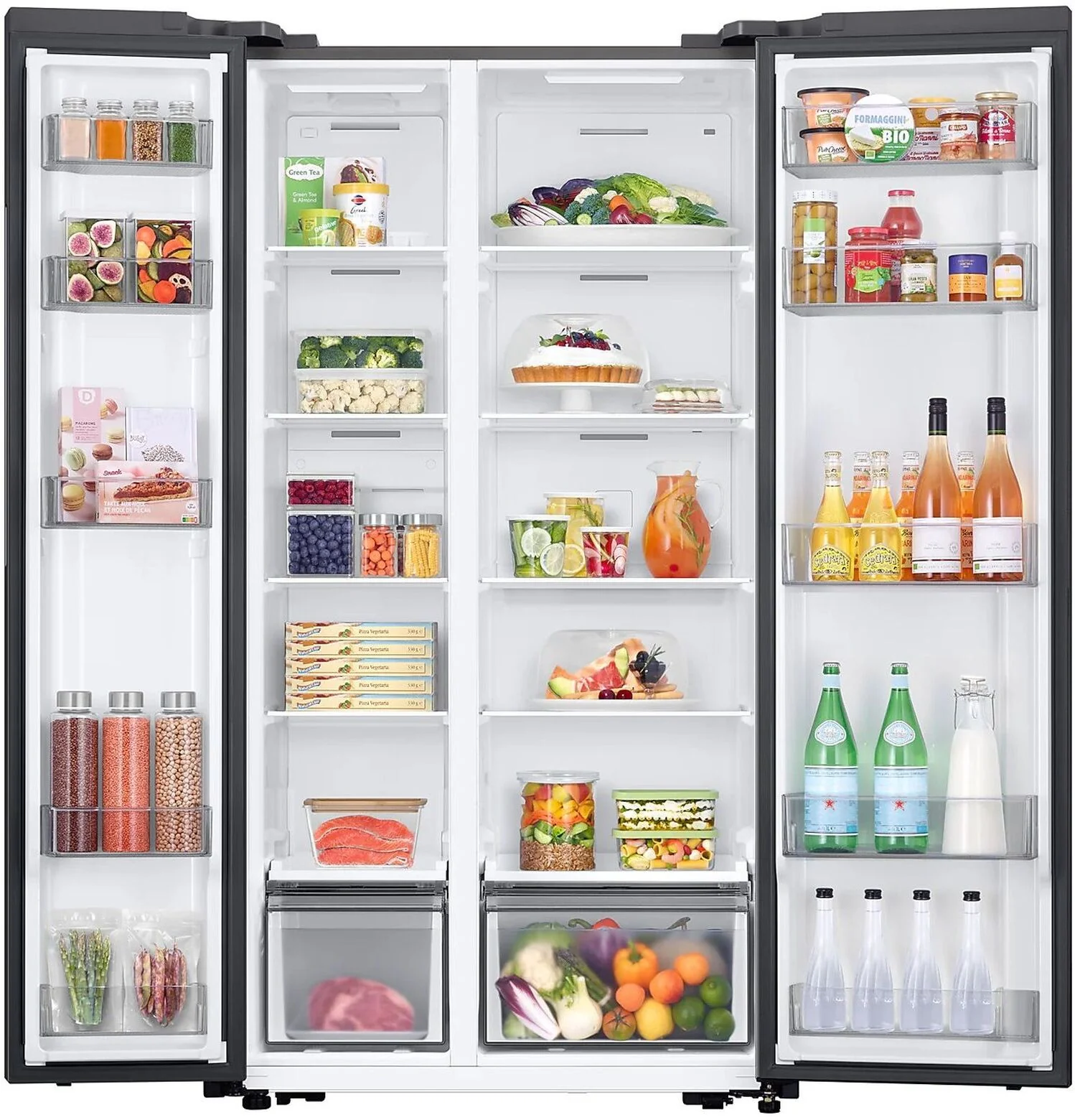 Samsung Freestanding American Style Refrigeration RS57DG400EM9EU - Silver - Image 2