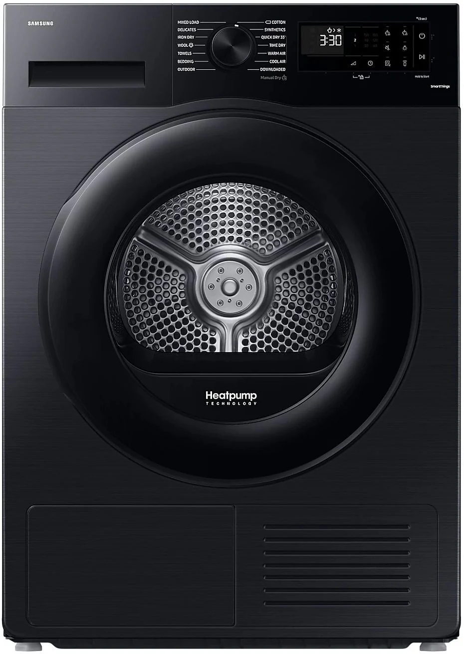 Samsung Freestanding Condenser Tumble Dryer Heat Pump DV90CGC0A0ABEU - Black