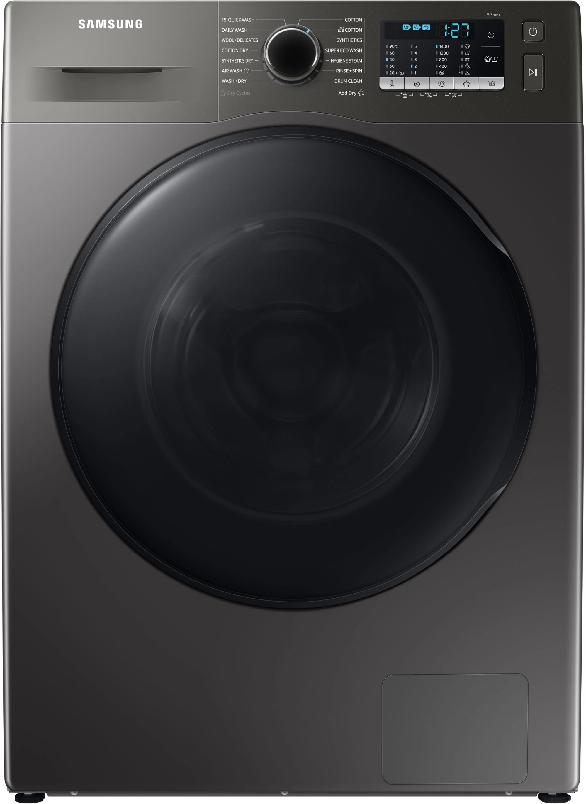 Samsung Freestanding Washer Dryer WD80TA046BX - Silver