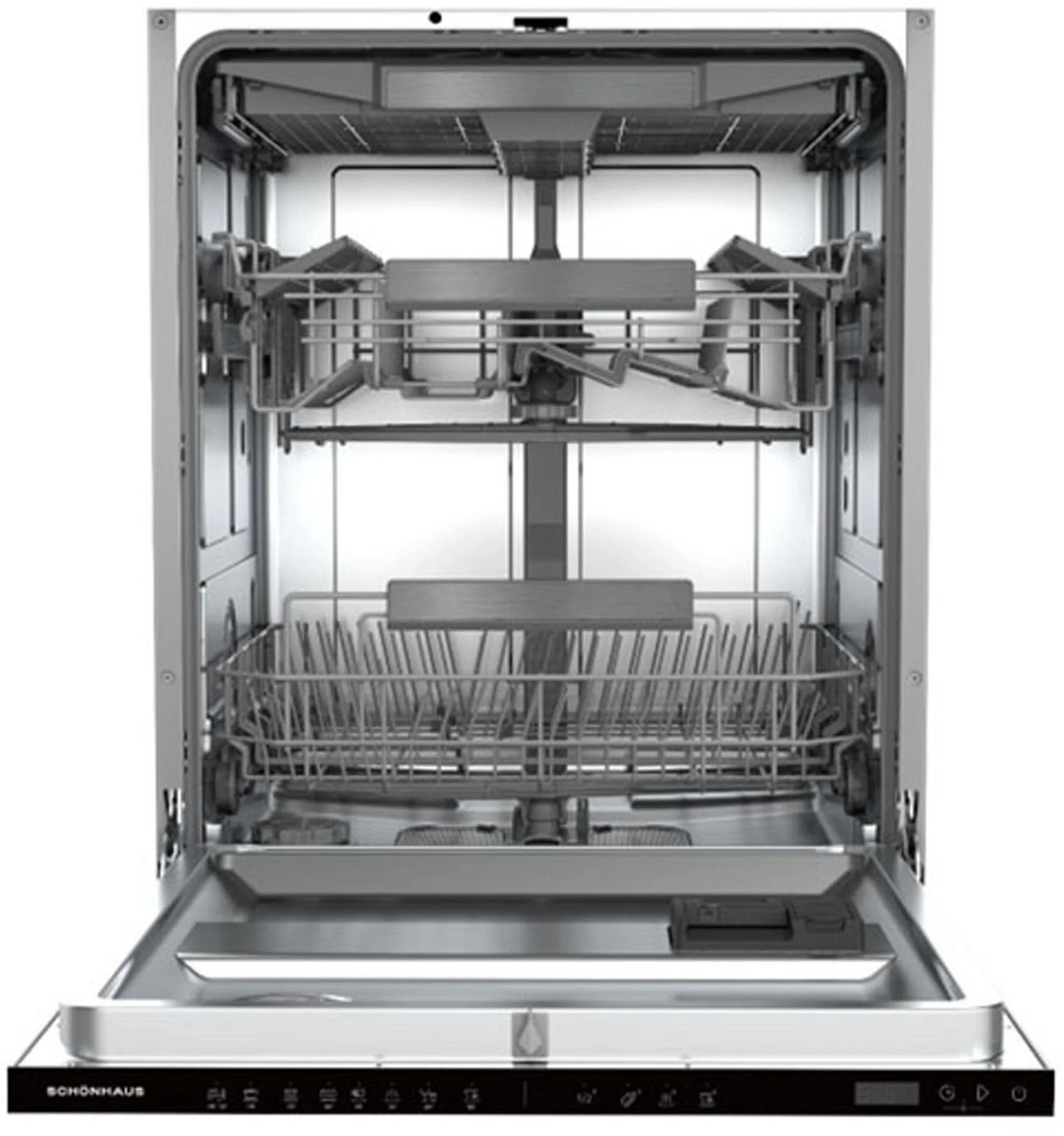 Schonhaus Built In 60 Cm Dishwasher Fully DWSI0115FSB - Fully Integrated - Image 2