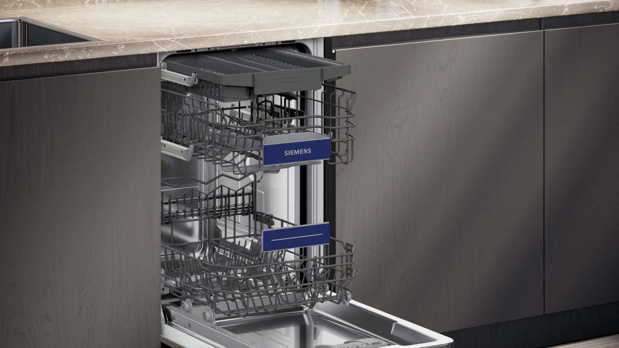 Siemens Built In 45 Cm Dishwasher Fully SR93EX25MG - Fully Integrated - Image 3