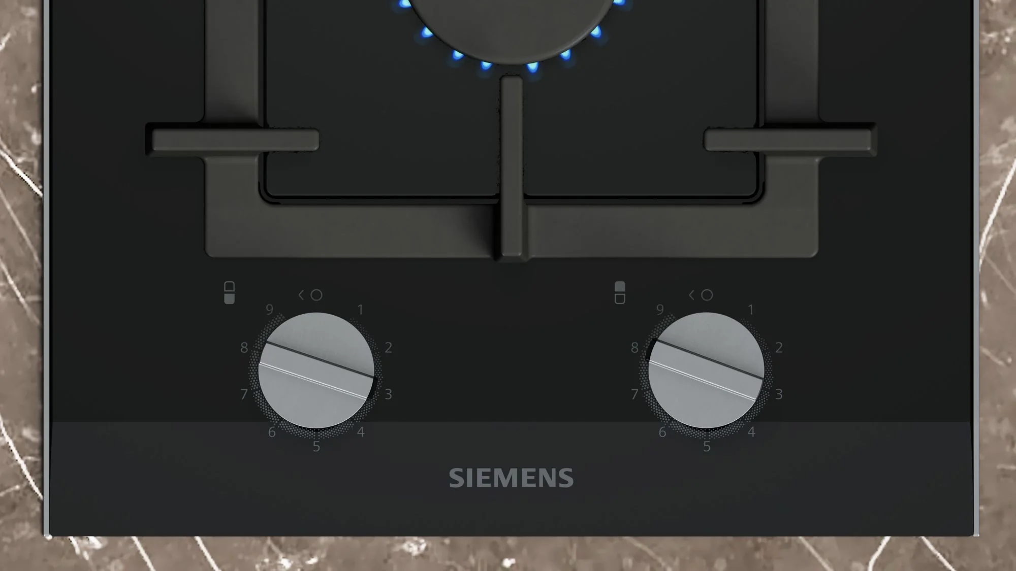 Siemens Gas Domino ER3A6BI40 - Black - Image 4