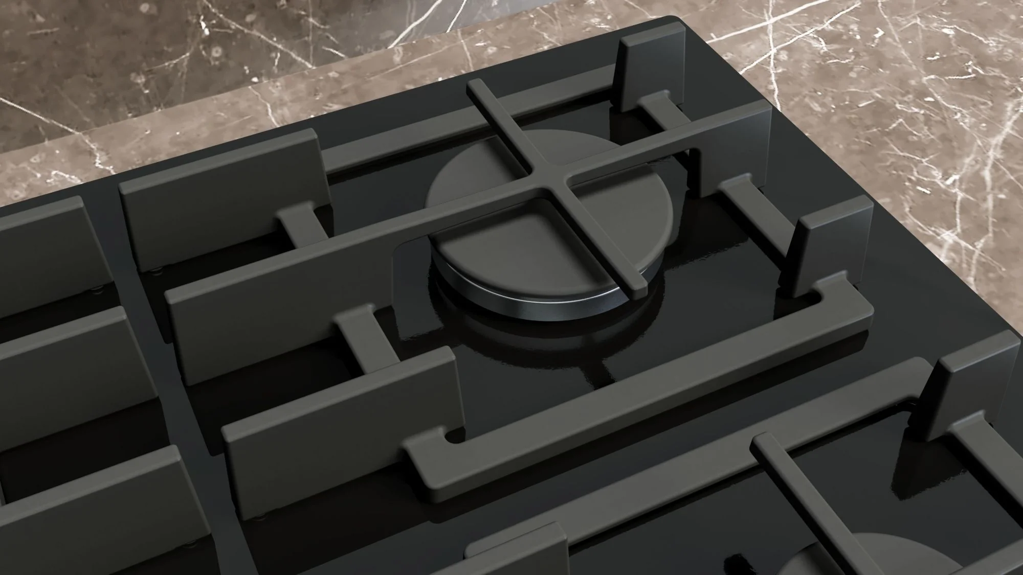 Siemens Gas Hob EP9A6MI40 - Black - Image 4