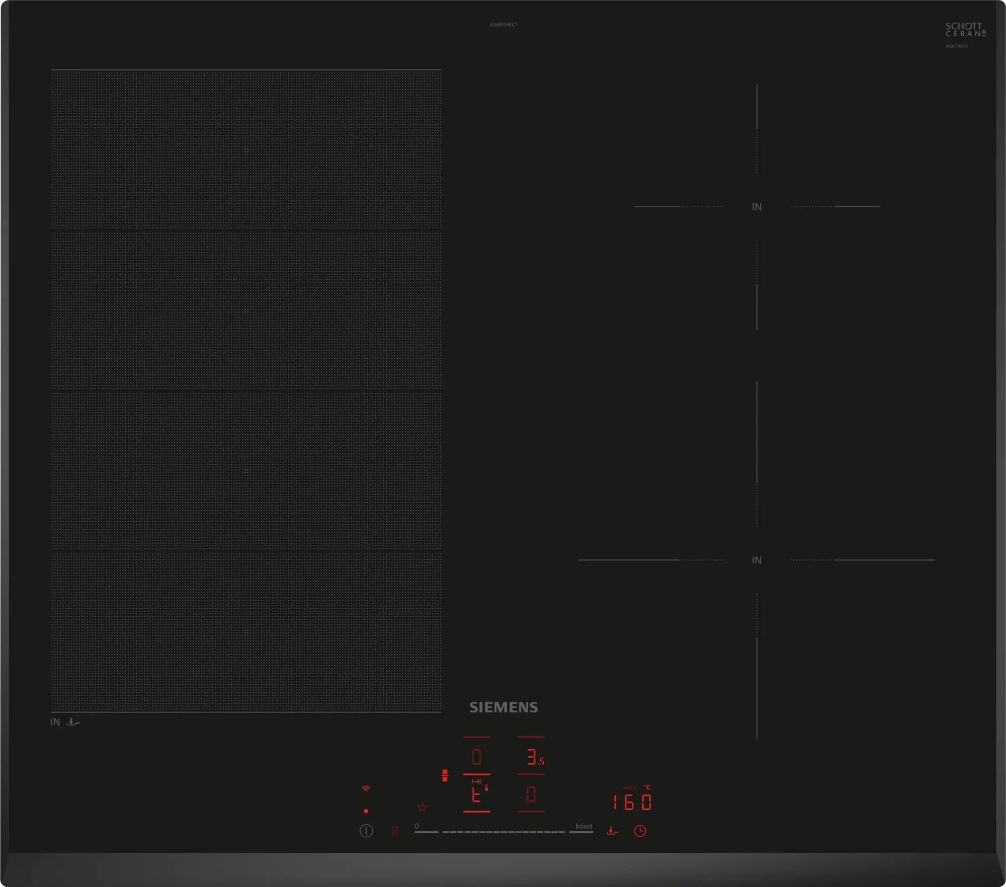Siemens Induction Hob EX651HEC1E - Black