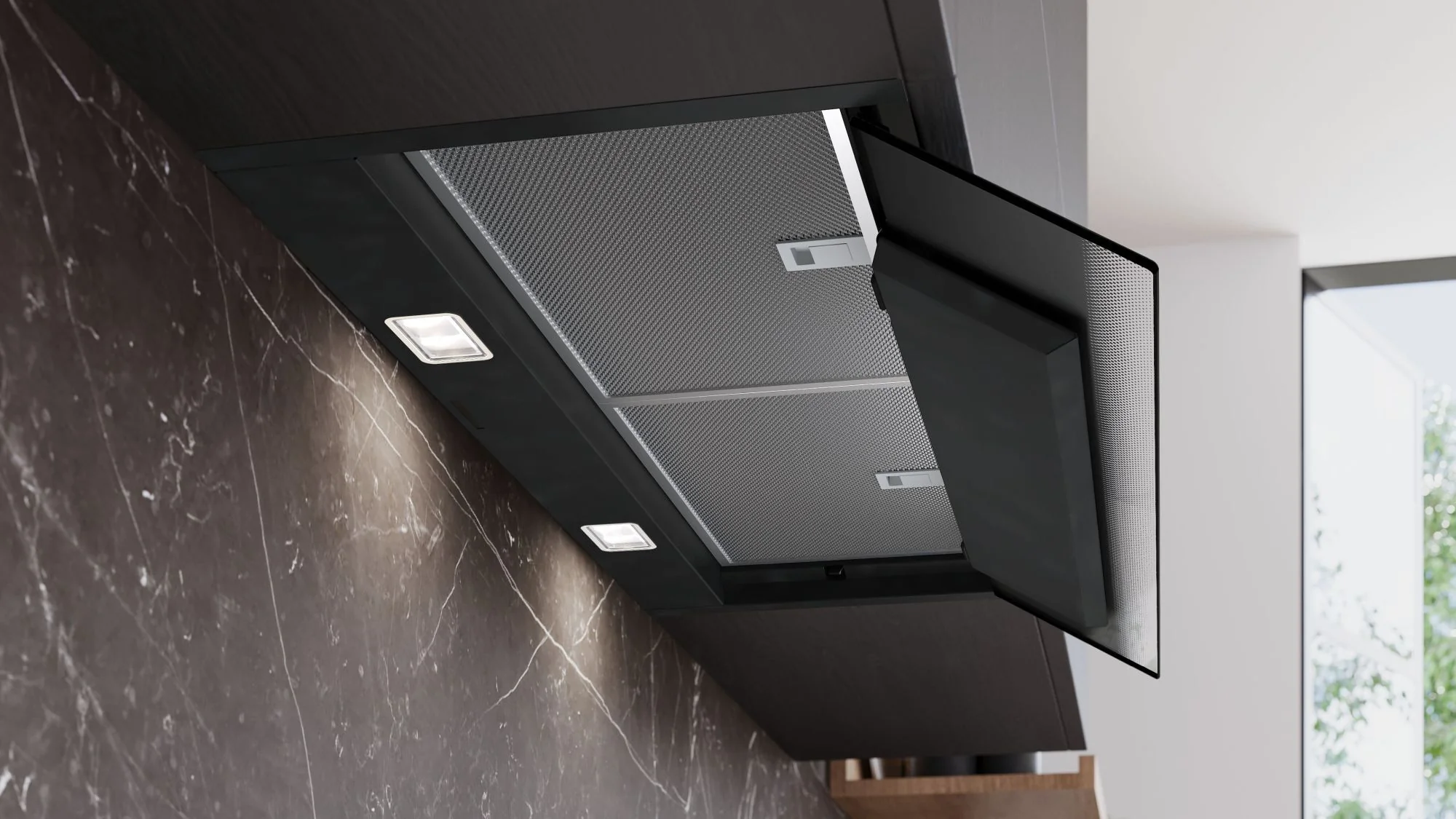 Siemens Integrated Hood LJ88BET60B - Black - Image 2