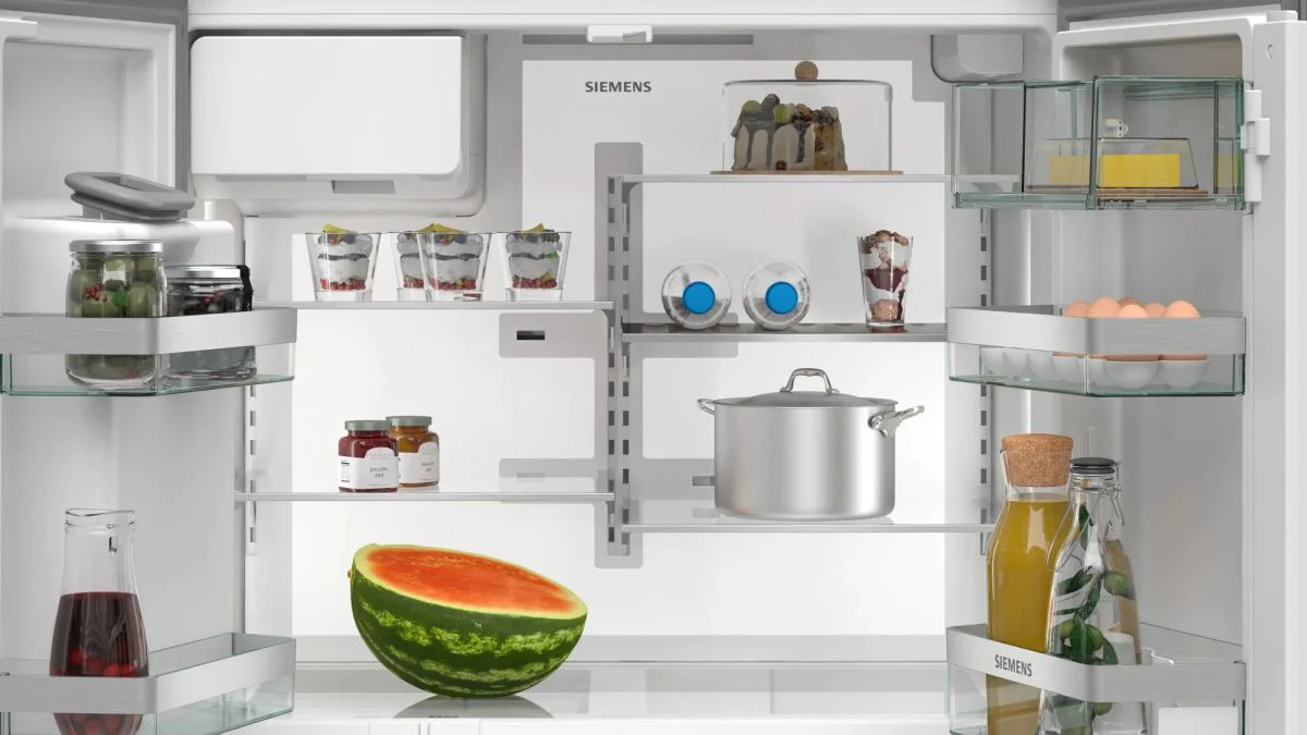Siemens Freestanding American Style Refrigeration KF96DPXEA - Black Steel - Image 7