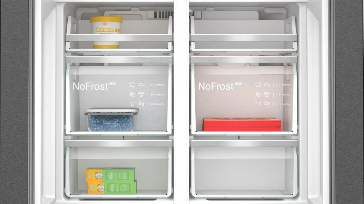 Siemens Freestanding American Style Refrigeration KF96DPXEA - Black Steel - Image 9