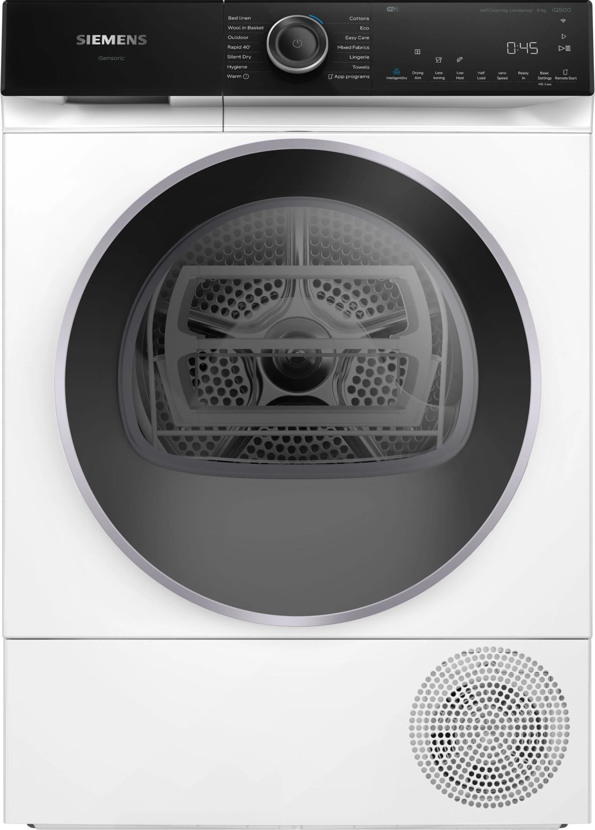 Siemens Freestanding Condenser Tumble Dryer Heat Pump WQ46H2D9GB - White