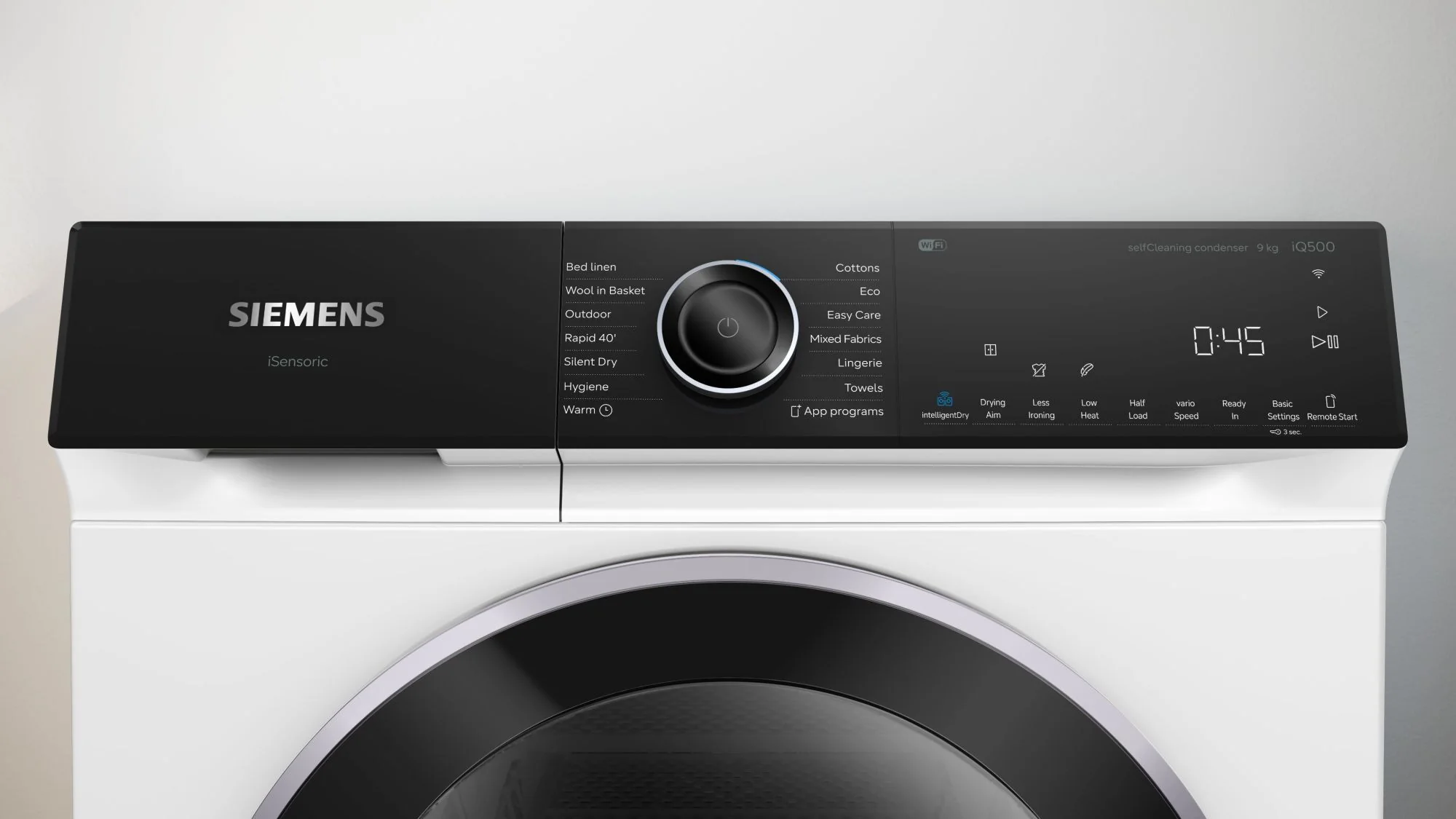 Siemens Freestanding Condenser Tumble Dryer Heat Pump WQ46H2D9GB - White - Image 2