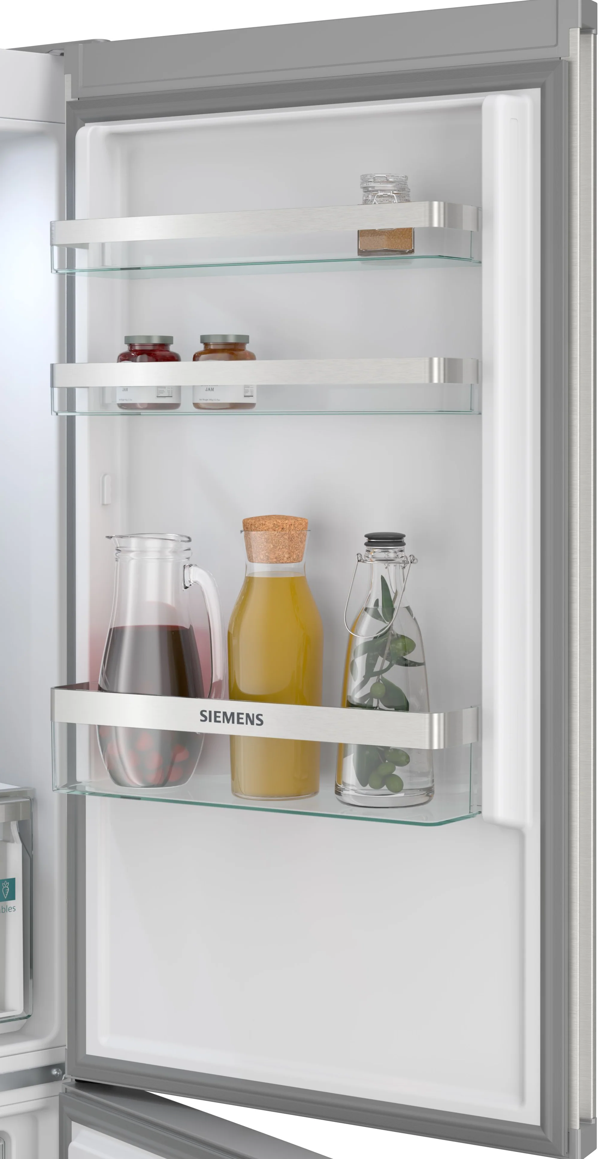 Siemens Freestanding Fridge Freezer Frost Free KG36NVICG - Stainless Steel - Image 4