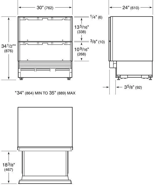 Sub-Zero Built In Upright Freezer Frost Free ICBID-30FI - Integrated - Image 5
